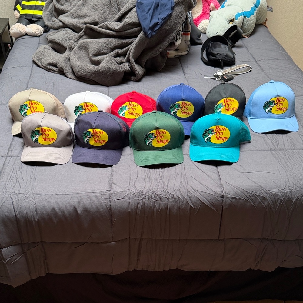 Bass Pro Shops Colorful Logo Caps